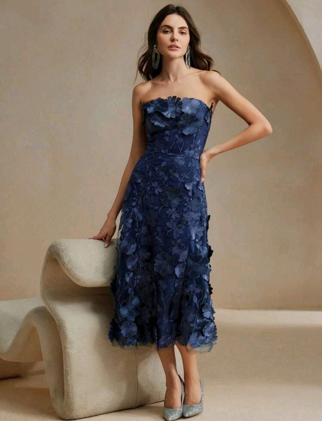 Robe de cocktail bustier