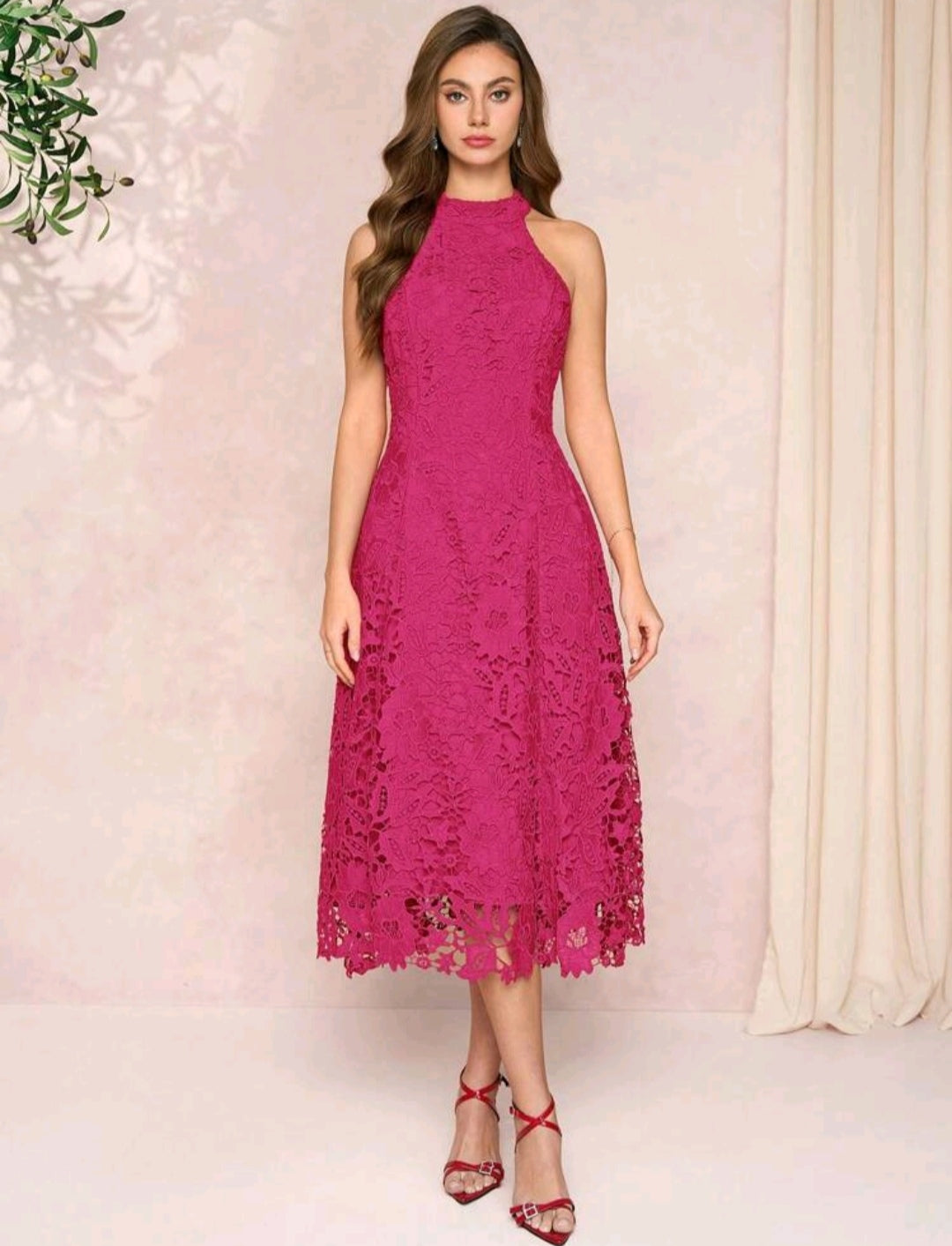 Robe de cocktail en dentelle